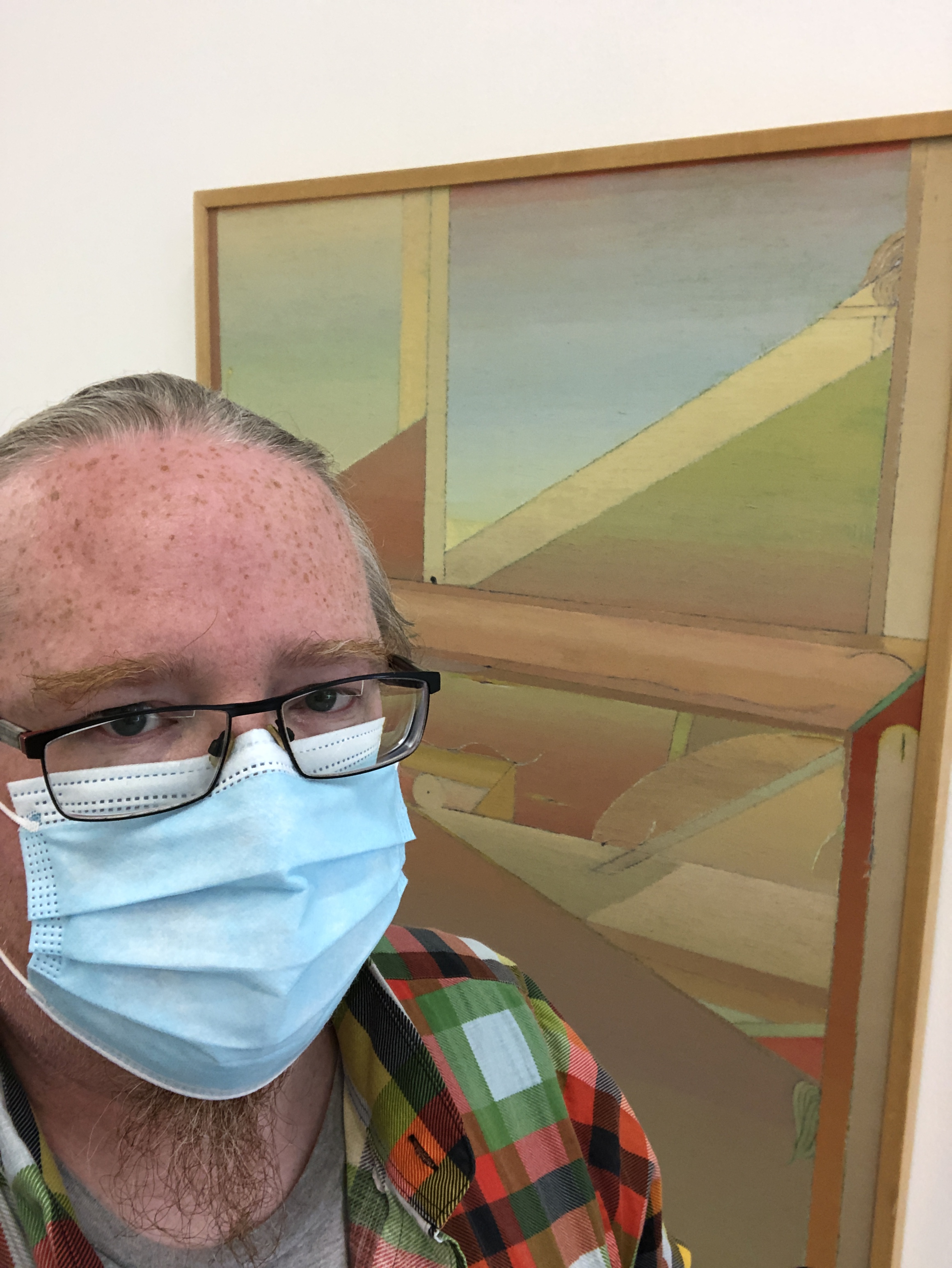 Selfie with Miyoko Ito painting