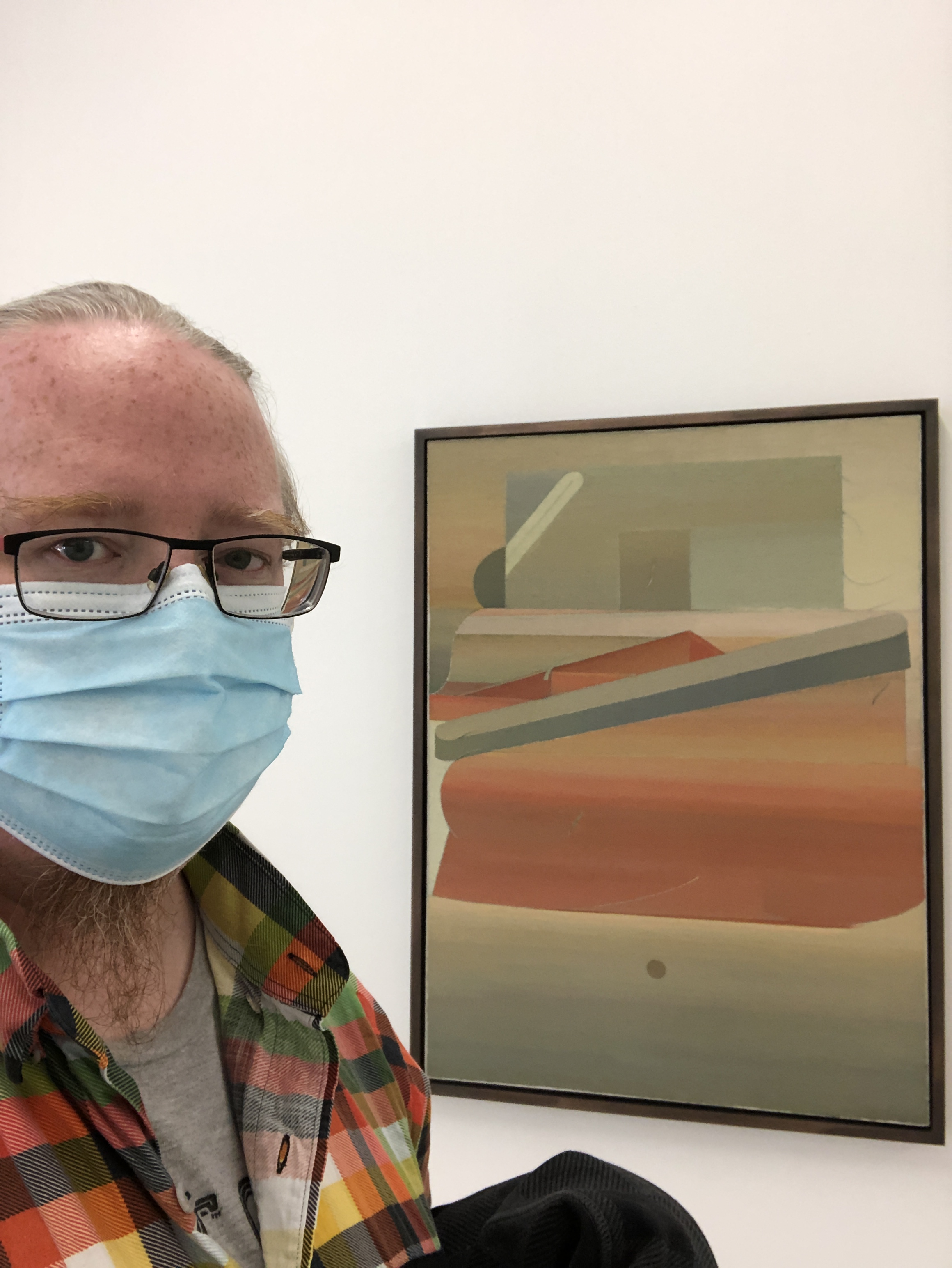 Selfie with Miyoko Ito painting